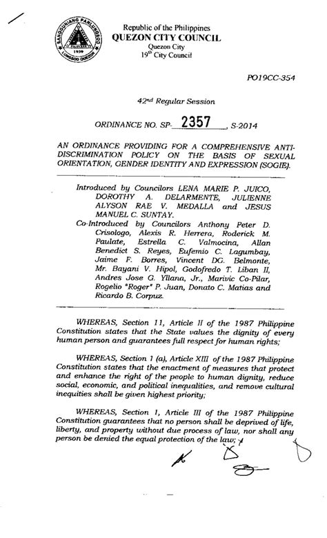 quezon city ordinance